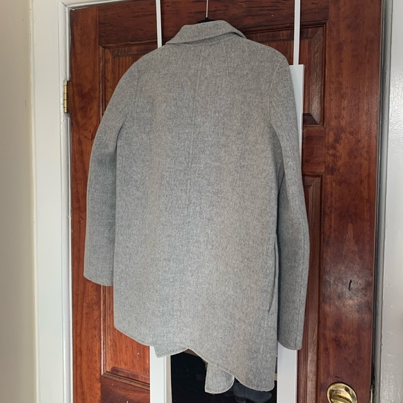 Theory Clairene Coat Grey P $695 - Picture 5 of 7
